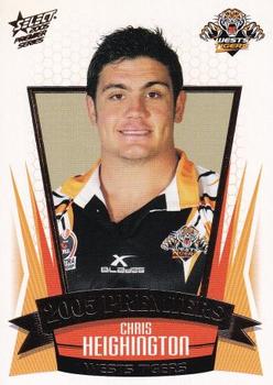 2005 Select Premiers Wests Tigers #PC16 Chris Heighington Front